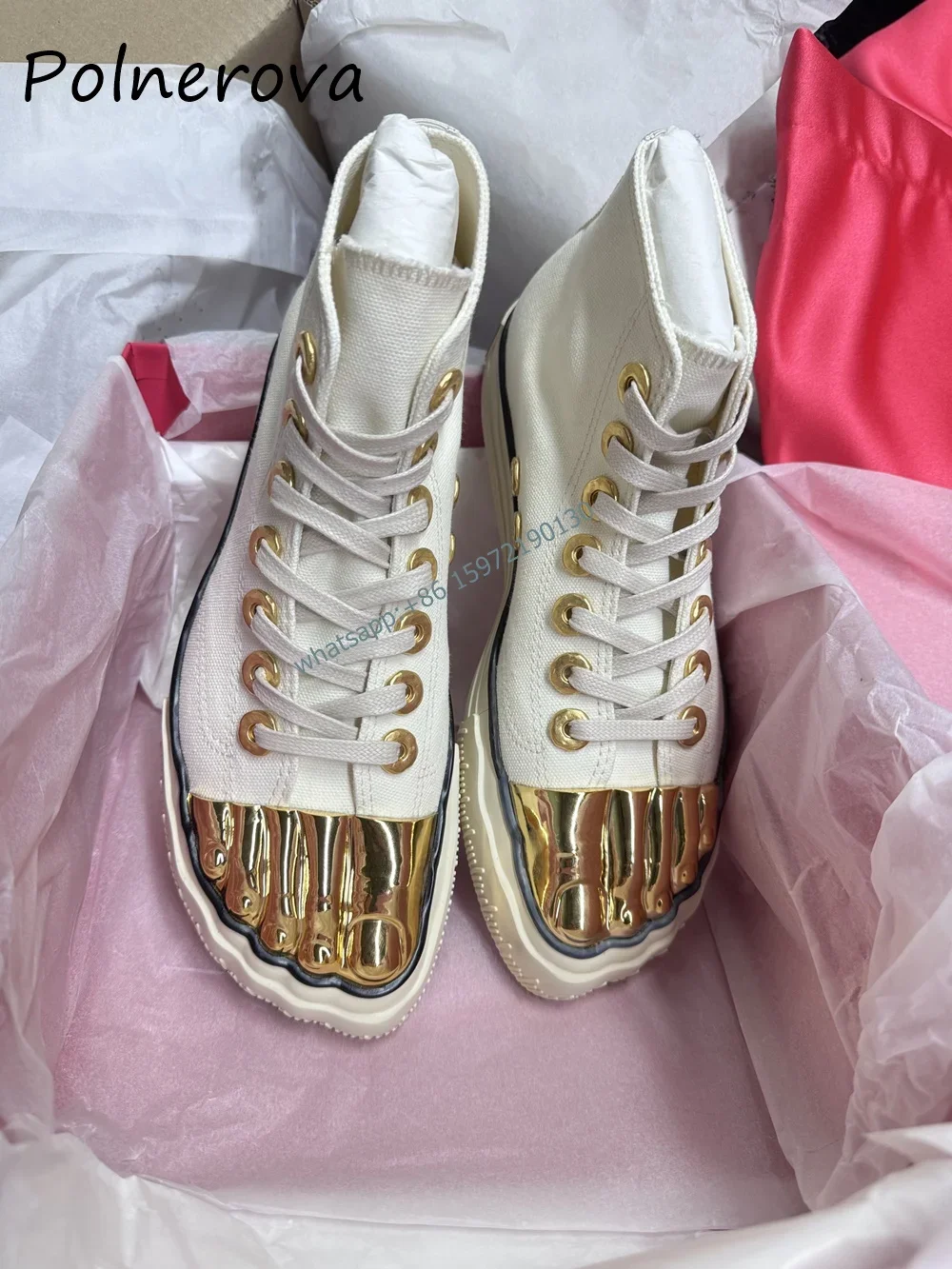 Women Shoes Boots - Laarzen met vijf vingers, metalen neus,