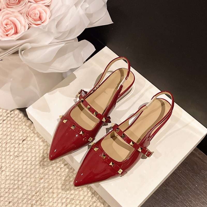 Women Shoes Sandals - 2026 Nieuwe Stijl Franse Spijkerhak Sandalen