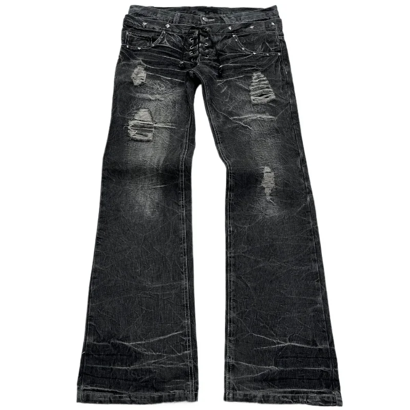 Women Shoes Jeans - Modieuze High Street jeans met dubbele