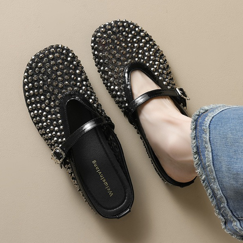 Rhinestone Sandal Women - Mesh Strass Merk Slippers Vrouwen Zomer