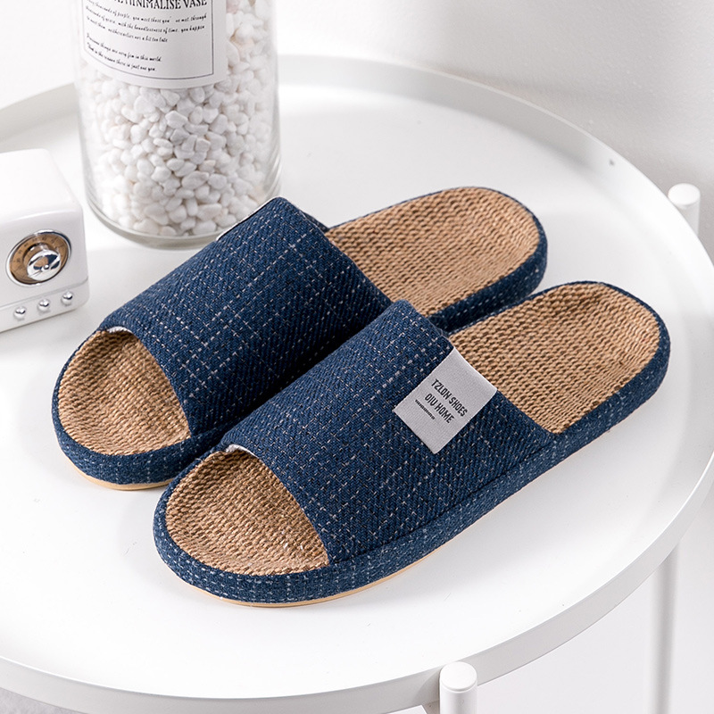 Women Shoes Sandals - Ademende linnen pantoffels voor heren, vier