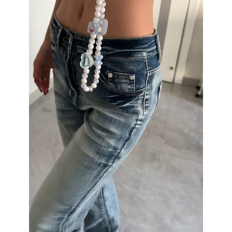 Women Shoes Jeans - Y2K Micro Flare Jeans Dames Spicy