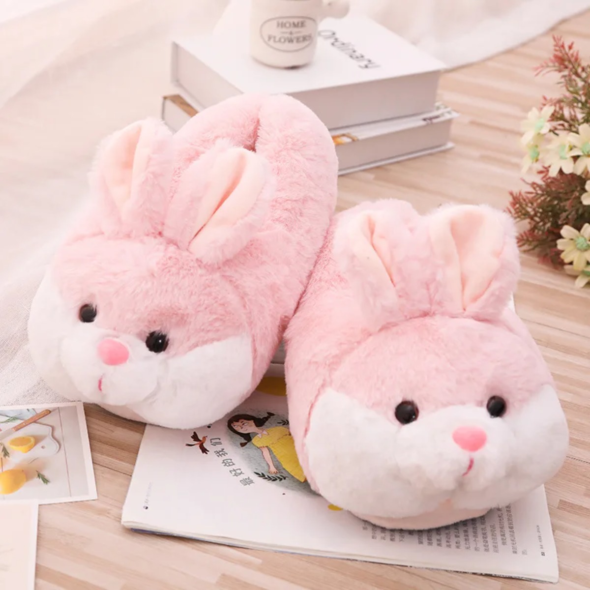 Women'S Shoes Large - Vrouwen Huis Bont Slippers Casual Schattig