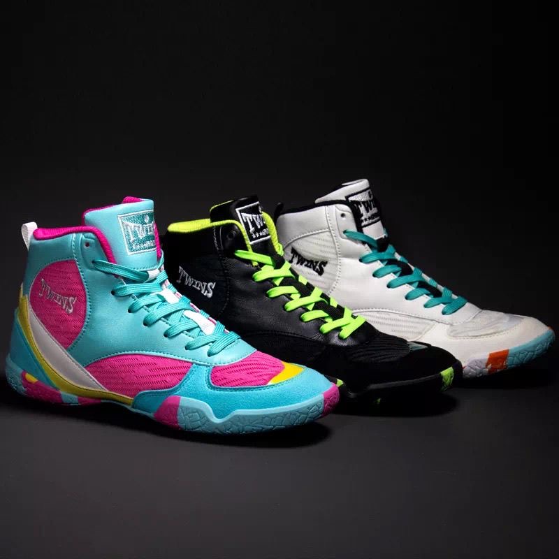 Women'S Shoes Vs Men'S - Professionele worstelschoenen voor heren Dames Zwart