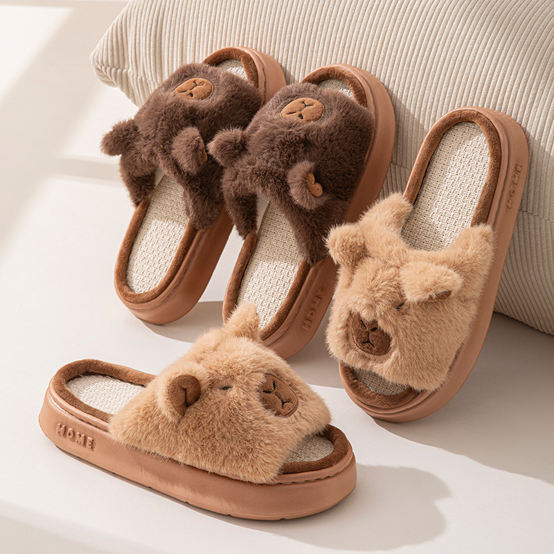 Women Shoes Sandals - Hennep Cartoon Damespantoffels Home Flats Casual