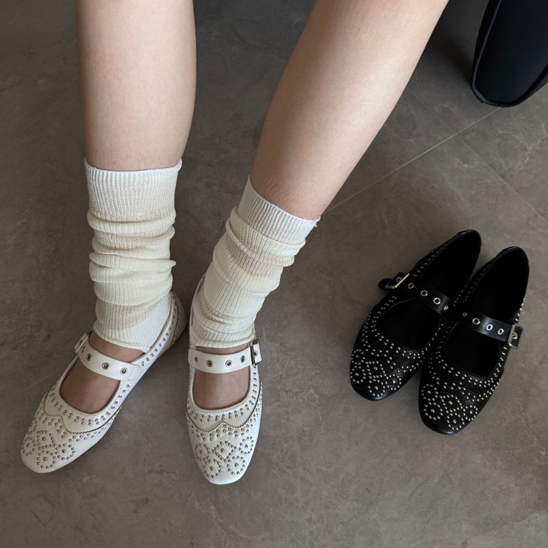 Retro Klinknagel Gesp Ontwerp  - Shoes For Women Flats recensie en prijs