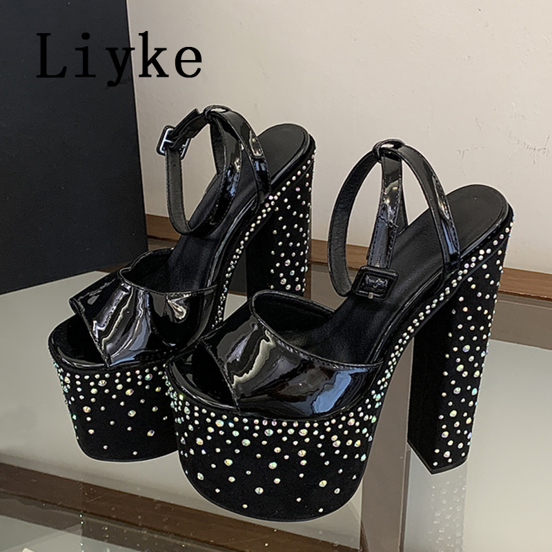 Liyke Mode Kristal Strass Dikk - Rhinestone Sandal Women recensie en prijs