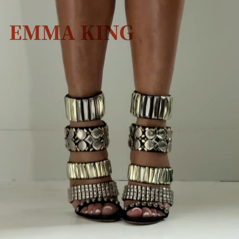 Zwart verfraaid enkelbandje sa - Rhinestone Sandal Women recensie en prijs