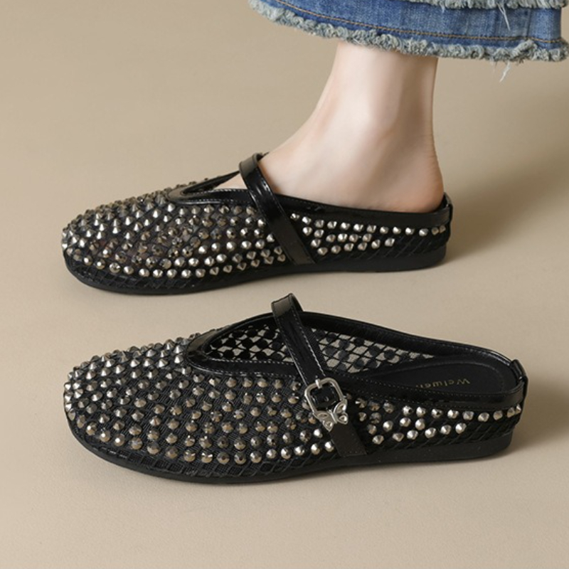 Mesh Strass Merk Slippers Vrou - Rhinestone Sandal Women recensie en prijs