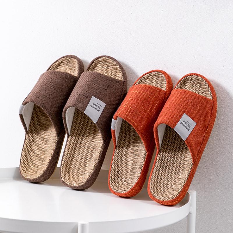Ademende linnen pantoffels voo - Women Shoes Sandals recensie en prijs