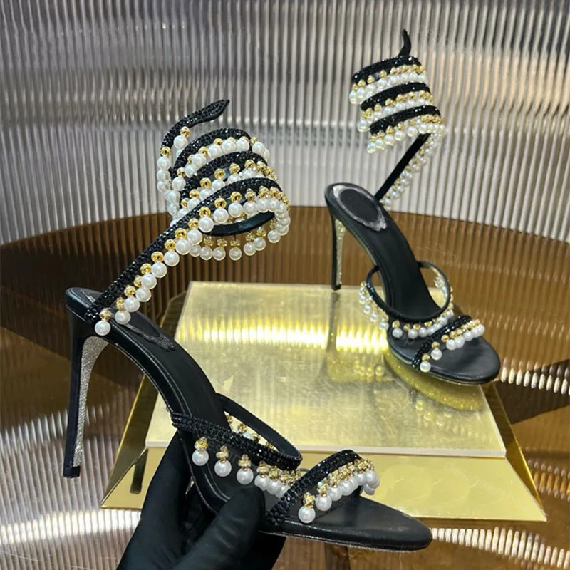 Luxe strass steentjes parels k - Rhinestone Sandal Women recensie en prijs