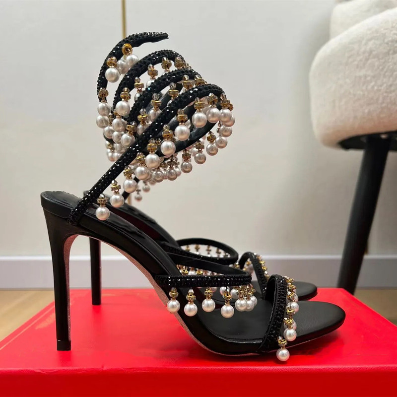 Luxe strass steentjes parels k - Rhinestone Sandal Women recensie en prijs