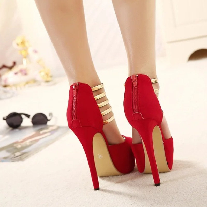 13CM Damesschoenen Sexy Model  - Metallic Heel Sandal recensie en prijs