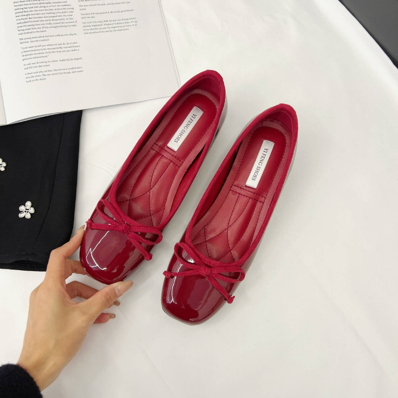 Ondiepe vrouwelijke zachte ron - Shoes For Women Flats recensie en prijs