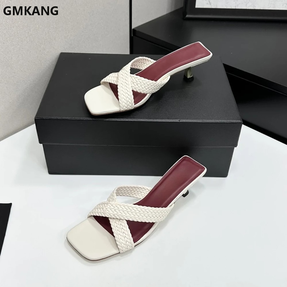 Slippers met puntige neus en k - Women'S Shoes Kitten Heels recensie en prijs