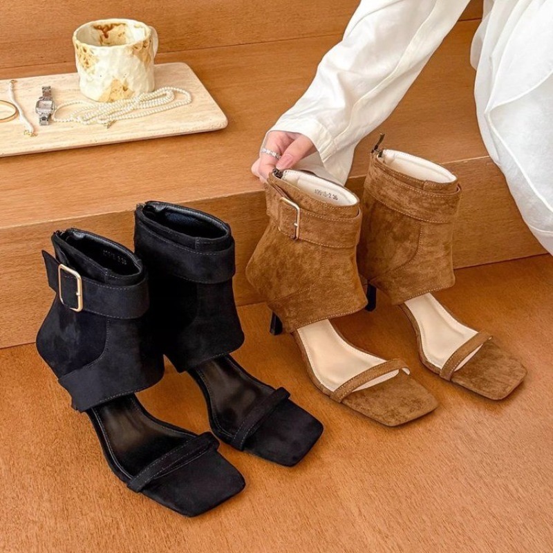 Retro zomer nieuwe vierkante t - Women Shoes Boots recensie en prijs