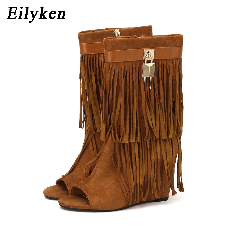Eilyken Designer Fringe Wiggen - Women Shoes Boots recensie en prijs